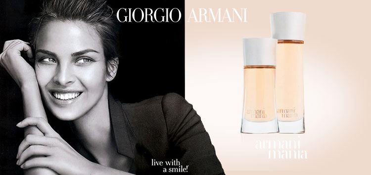 Armani Mania Perfume Mujer giorgio Armani publicidad