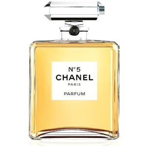 frasco perfume chanel no5