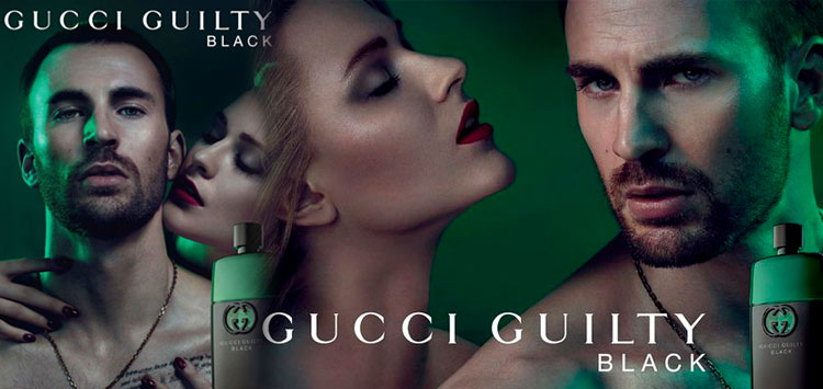 Gucci Guilty Black Hombre Perfume Publicidad