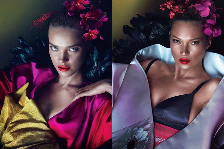 natalia vodianova kate moss