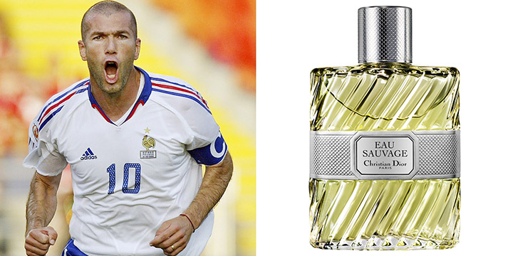 perfume zinedine zidane eau sauvage